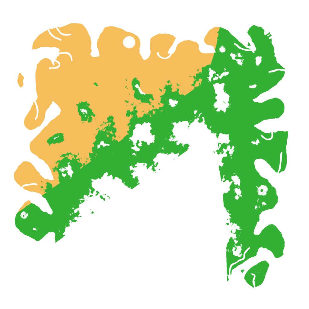 Biome Rust Map: Procedural Map, Size: 4500, Seed: 3492662