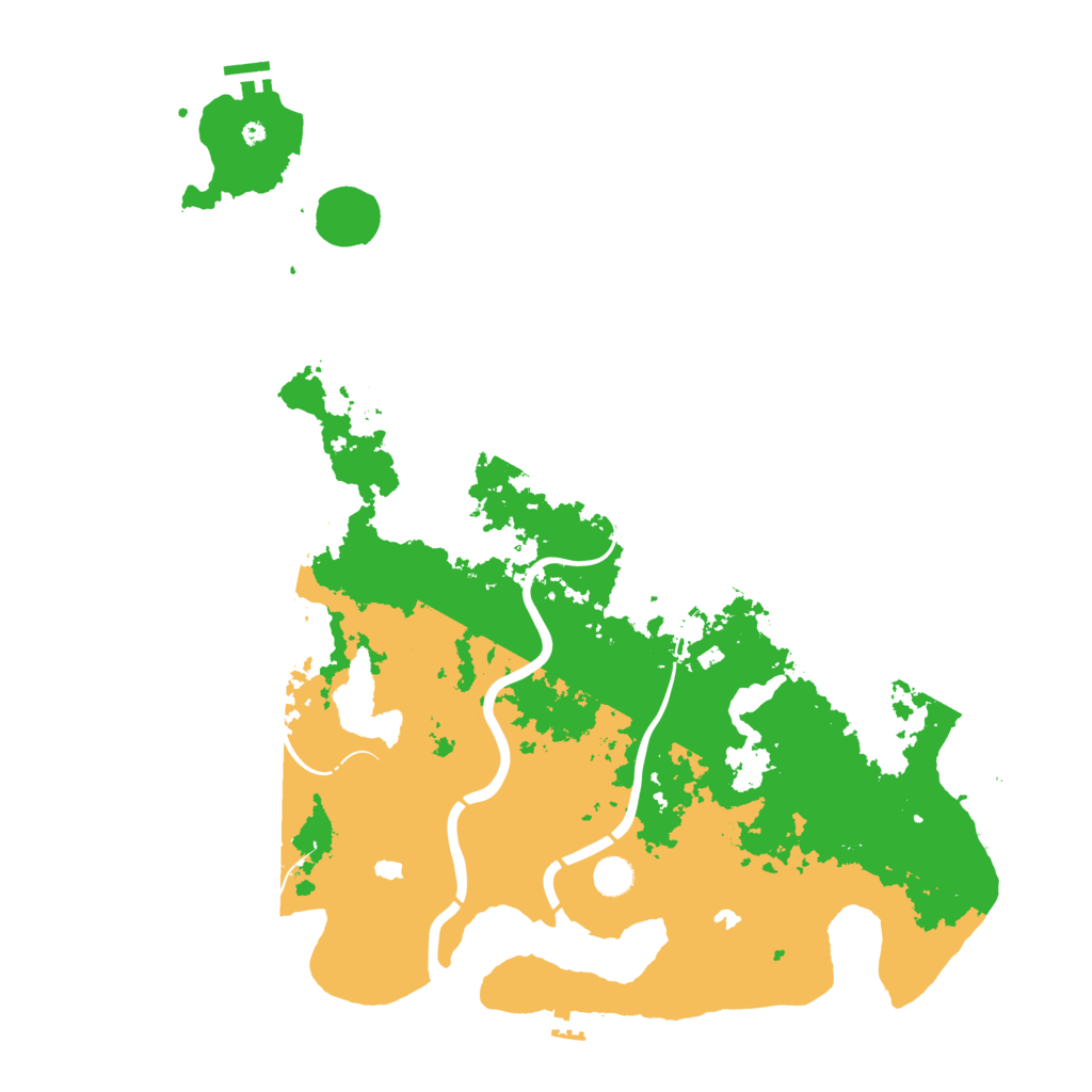 Biome Rust Map: Procedural Map, Size: 4800, Seed: 121315421
