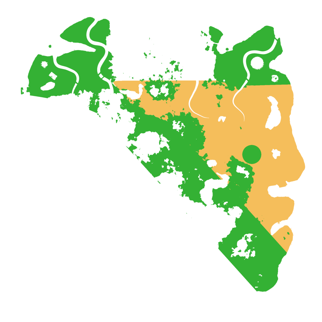Biome Rust Map: Procedural Map, Size: 4500, Seed: 559946