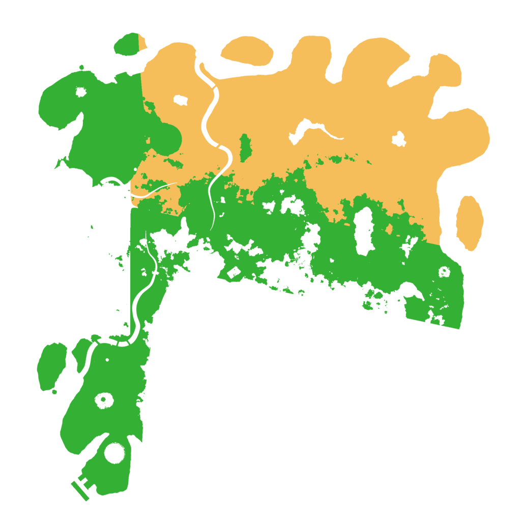 Biome Rust Map: Procedural Map, Size: 4500, Seed: 627811