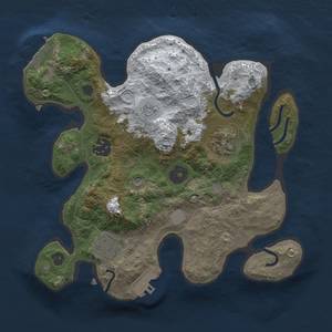 Thumbnail Rust Map: Procedural Map, Size: 2700, Seed: 1, 12 Monuments