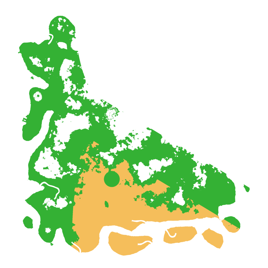 Biome Rust Map: Procedural Map, Size: 4500, Seed: 1277969167