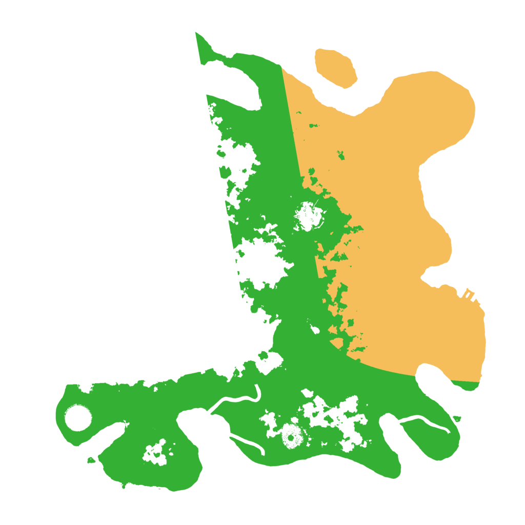 Biome Rust Map: Procedural Map, Size: 3500, Seed: 6310143