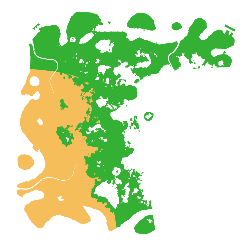 Biome Rust Map: Procedural Map, Size: 4500, Seed: 2736735