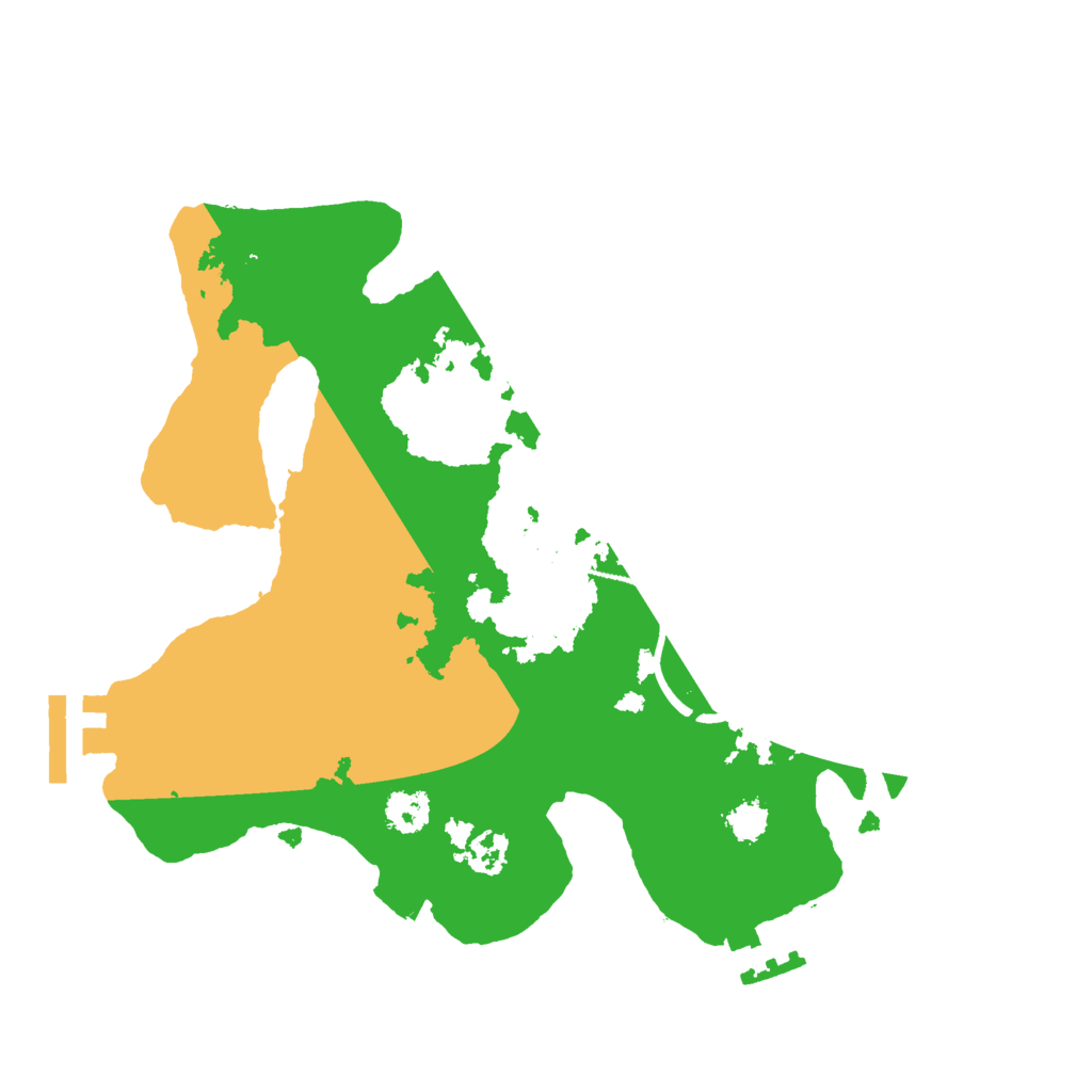 Biome Rust Map: Procedural Map, Size: 2500, Seed: 5252