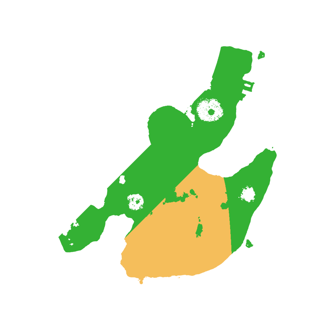 Biome Rust Map: Procedural Map, Size: 2000, Seed: 182903027