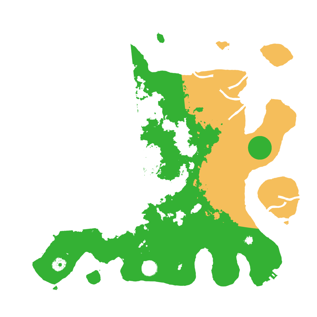 Biome Rust Map: Procedural Map, Size: 3550, Seed: 894449