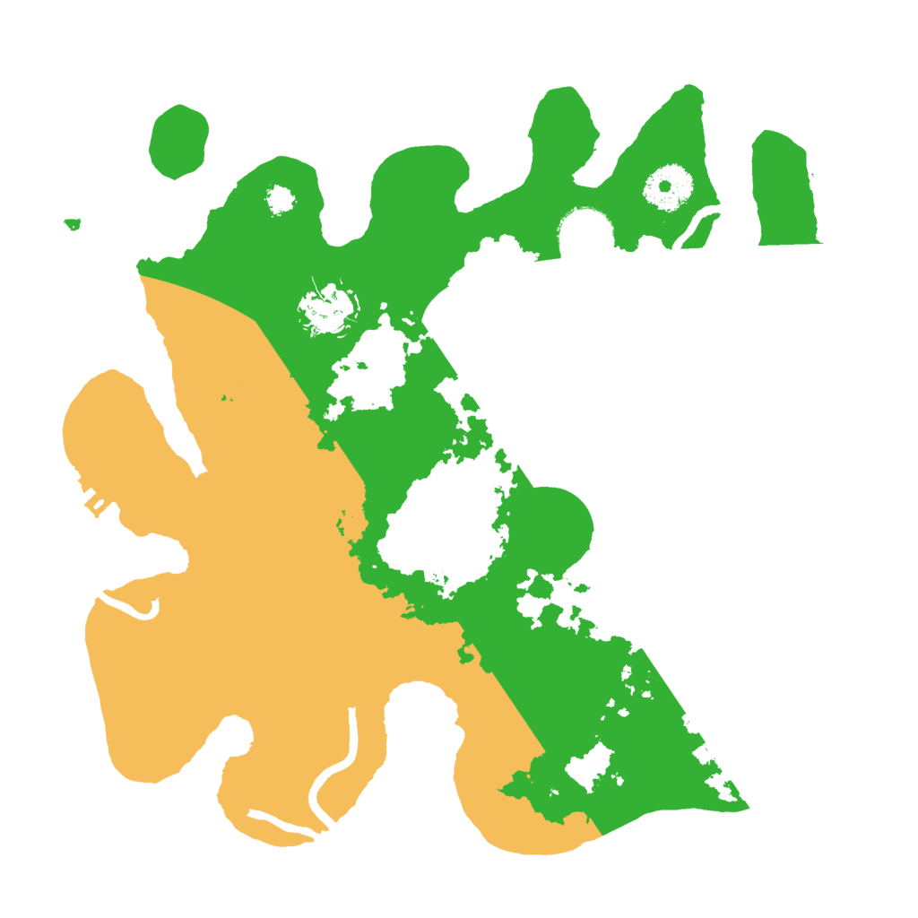 Biome Rust Map: Procedural Map, Size: 3000, Seed: 51121