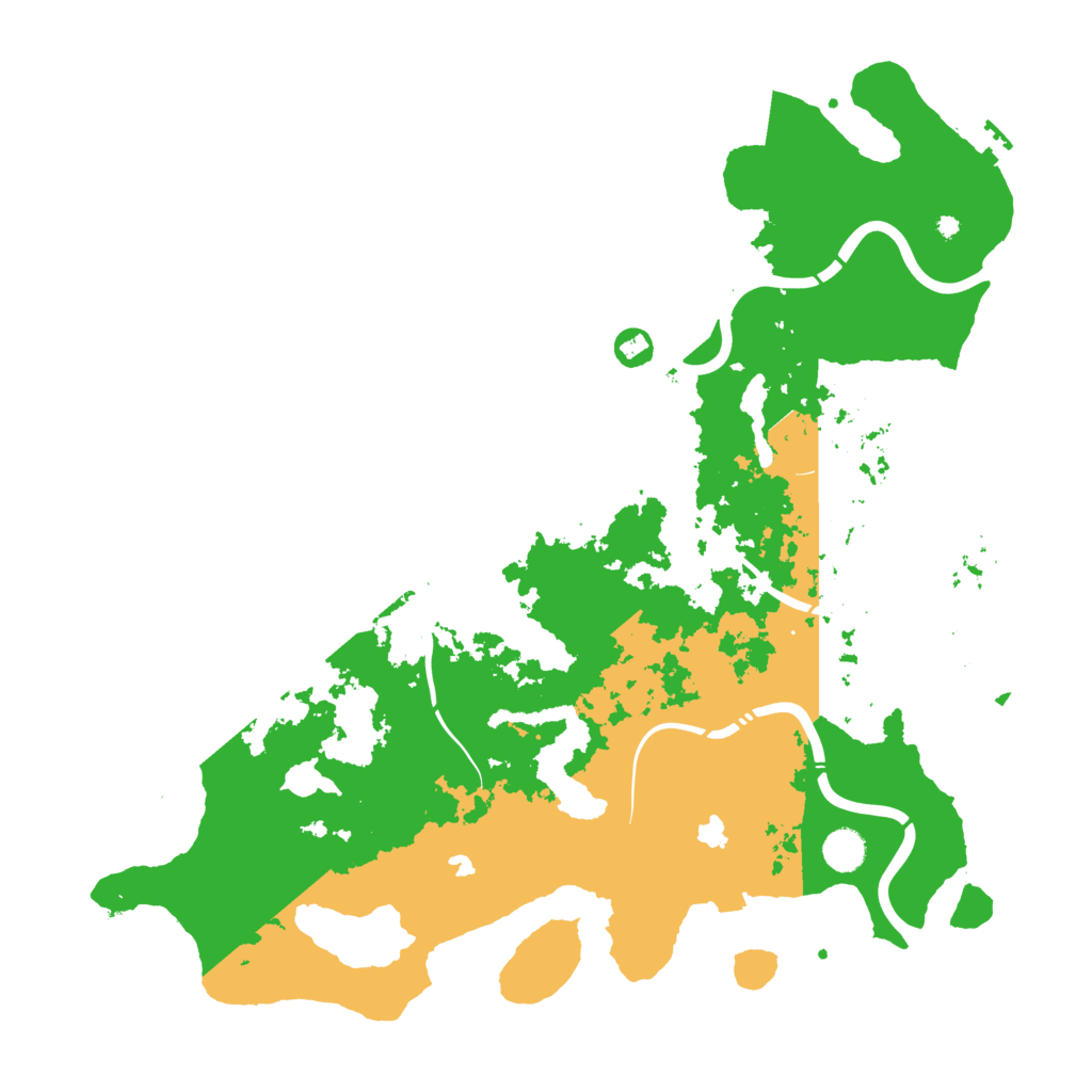 Biome Rust Map: Procedural Map, Size: 4500, Seed: 1898430