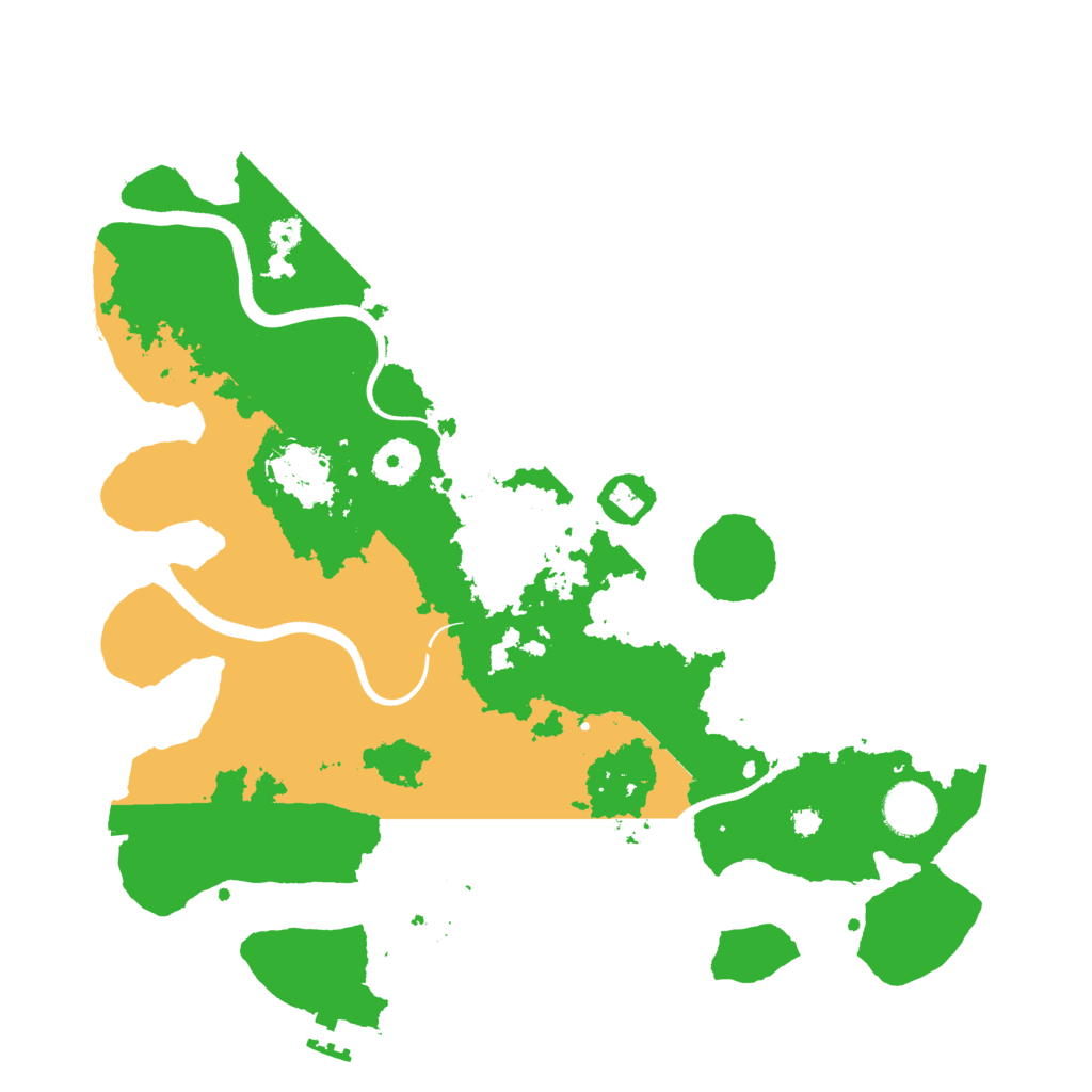 Biome Rust Map: Procedural Map, Size: 3550, Seed: 168498