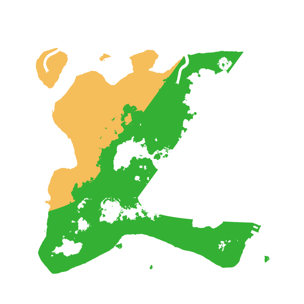 Biome Rust Map: Procedural Map, Size: 2500, Seed: 970152709