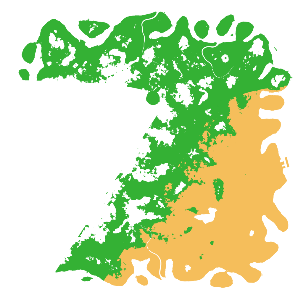 Biome Rust Map: Procedural Map, Size: 6000, Seed: 681837