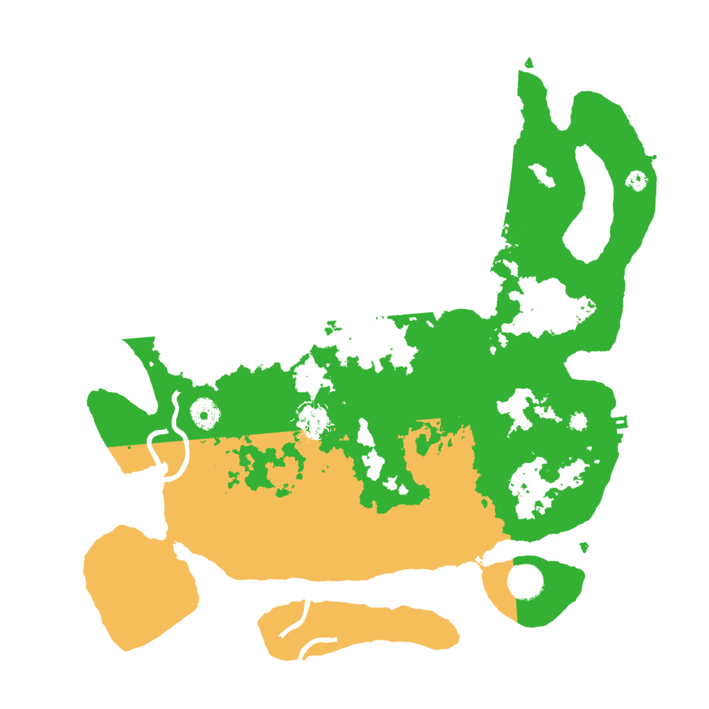 Biome Rust Map: Procedural Map, Size: 3550, Seed: 936328