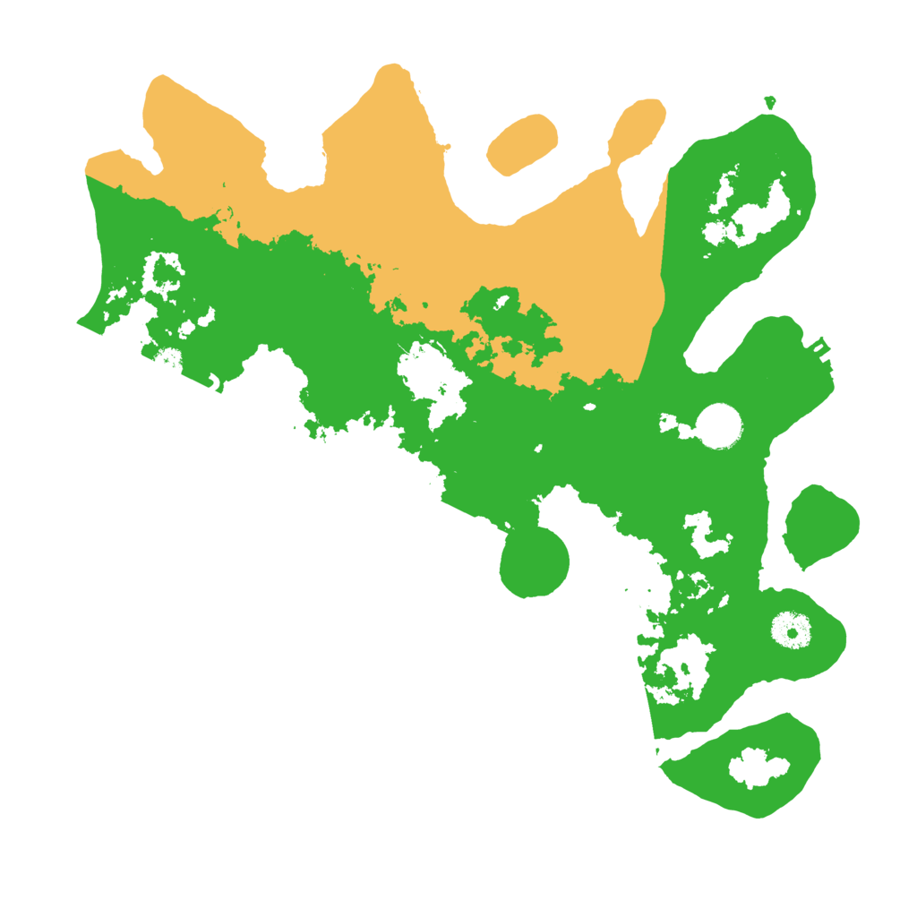 Biome Rust Map: Procedural Map, Size: 3550, Seed: 468945