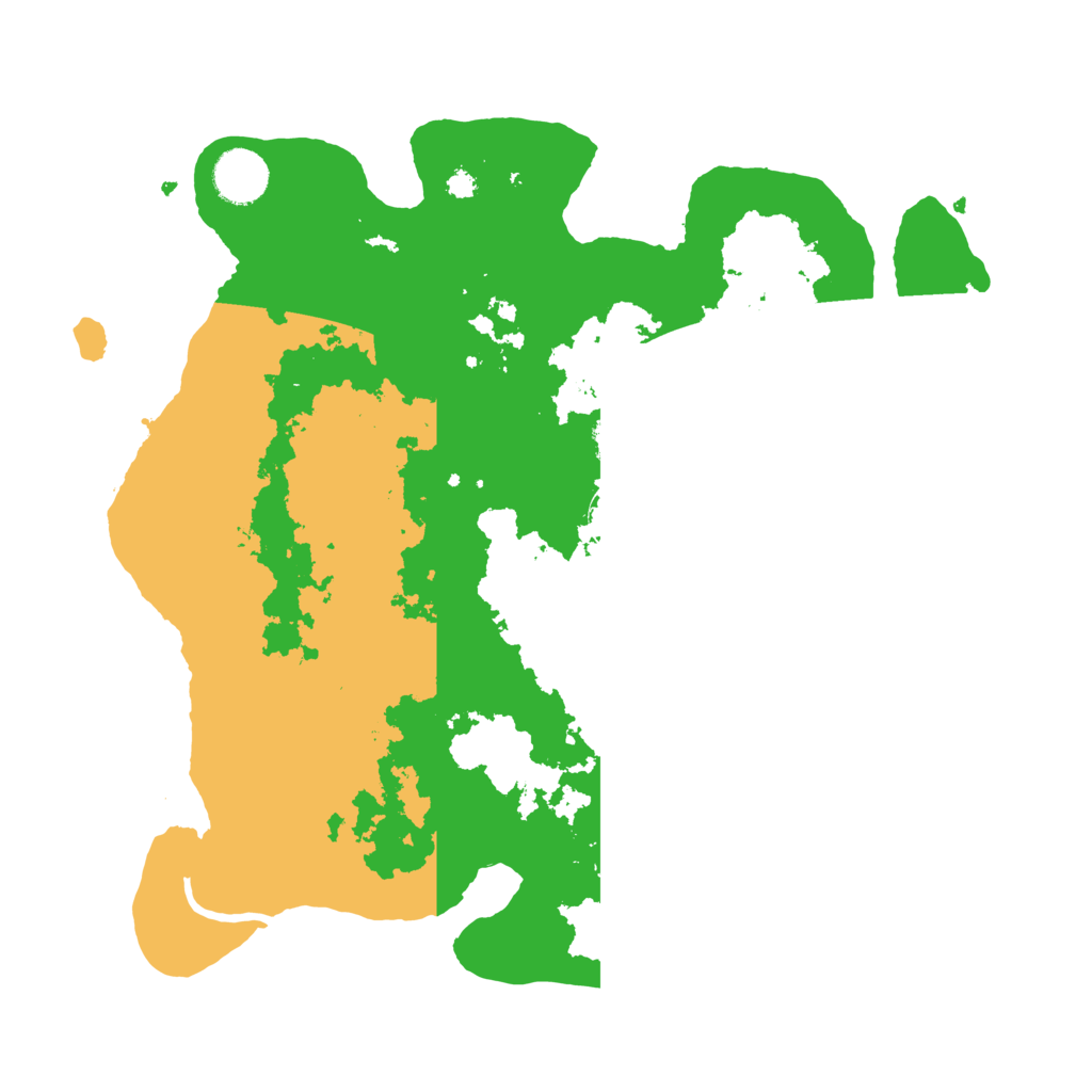 Biome Rust Map: Procedural Map, Size: 3500, Seed: 1772592