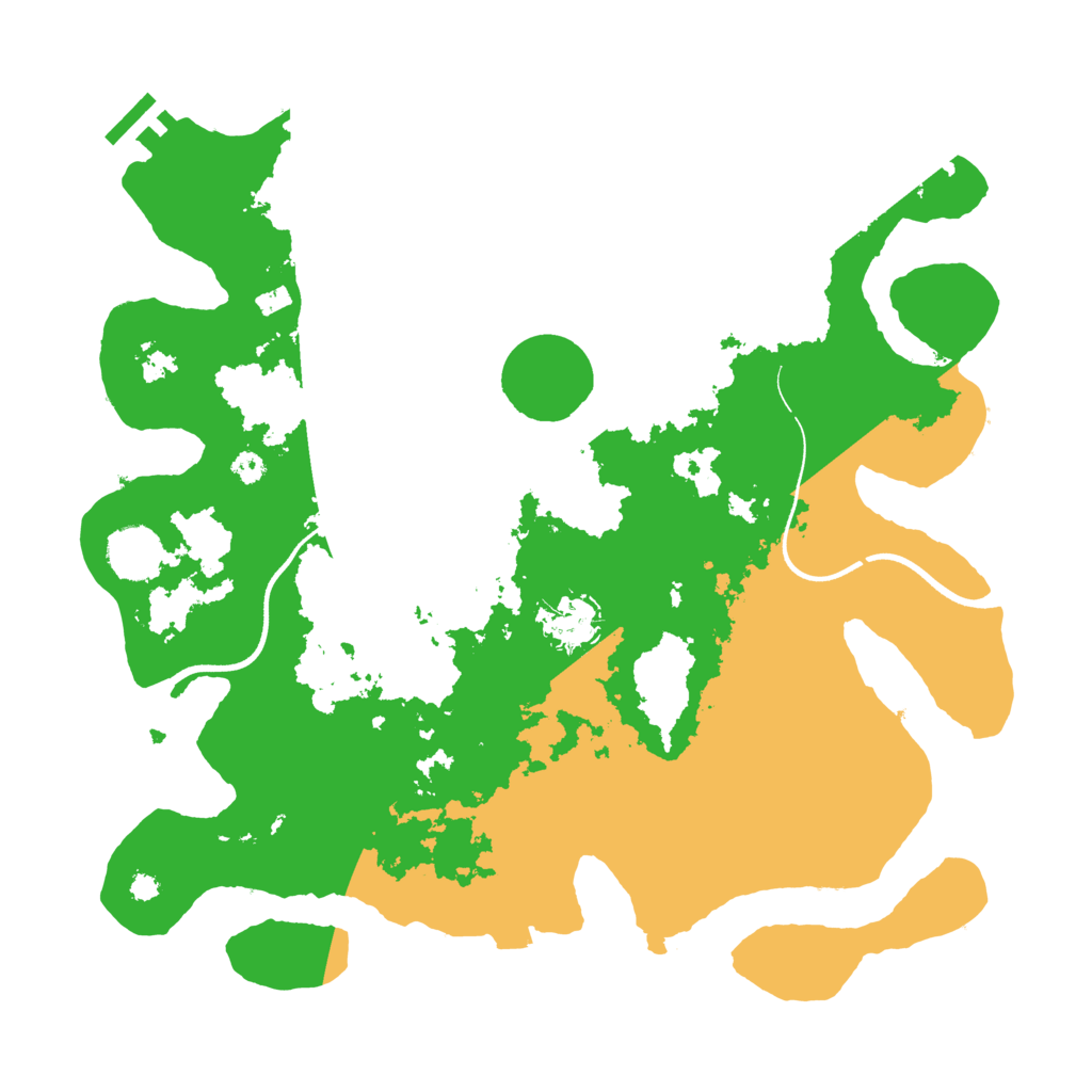 Biome Rust Map: Procedural Map, Size: 3550, Seed: 877458