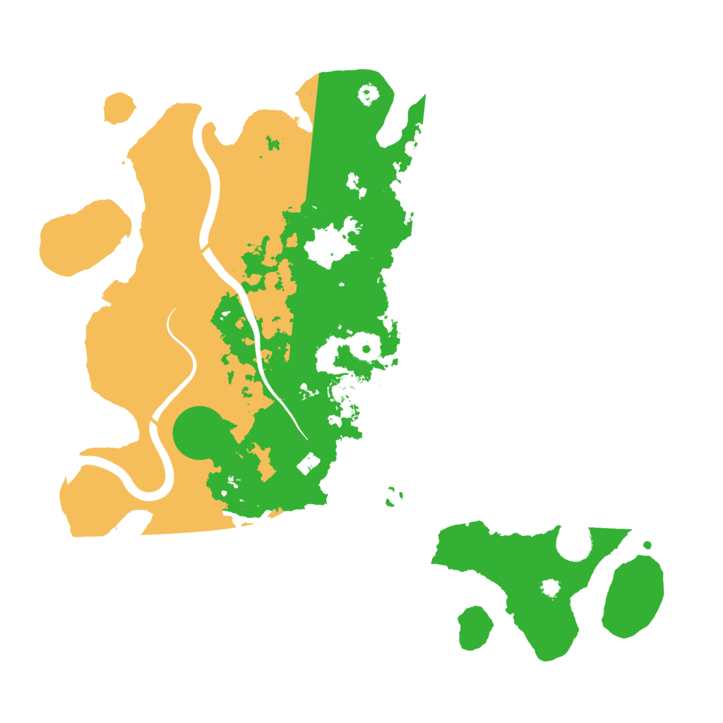 Biome Rust Map: Procedural Map, Size: 3550, Seed: 357877