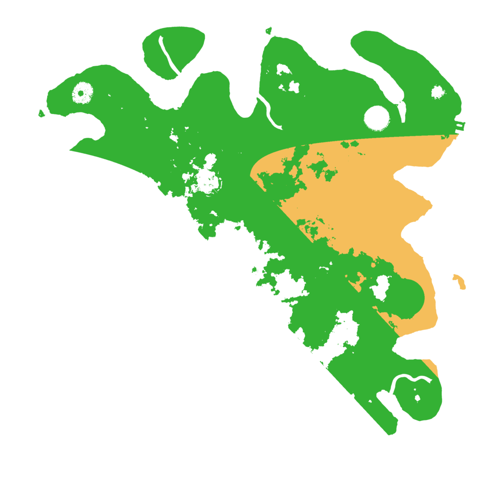 Biome Rust Map: Procedural Map, Size: 3550, Seed: 35581