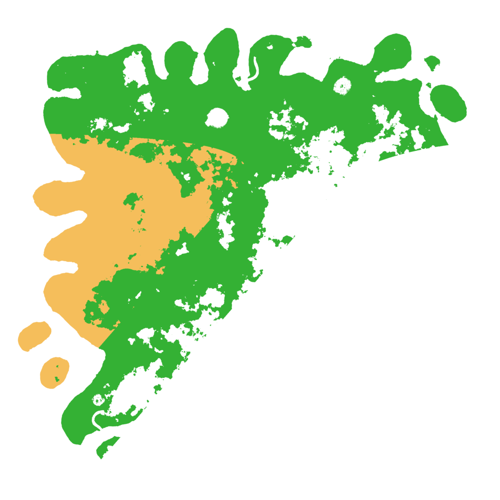 Biome Rust Map: Procedural Map, Size: 4500, Seed: 1408055