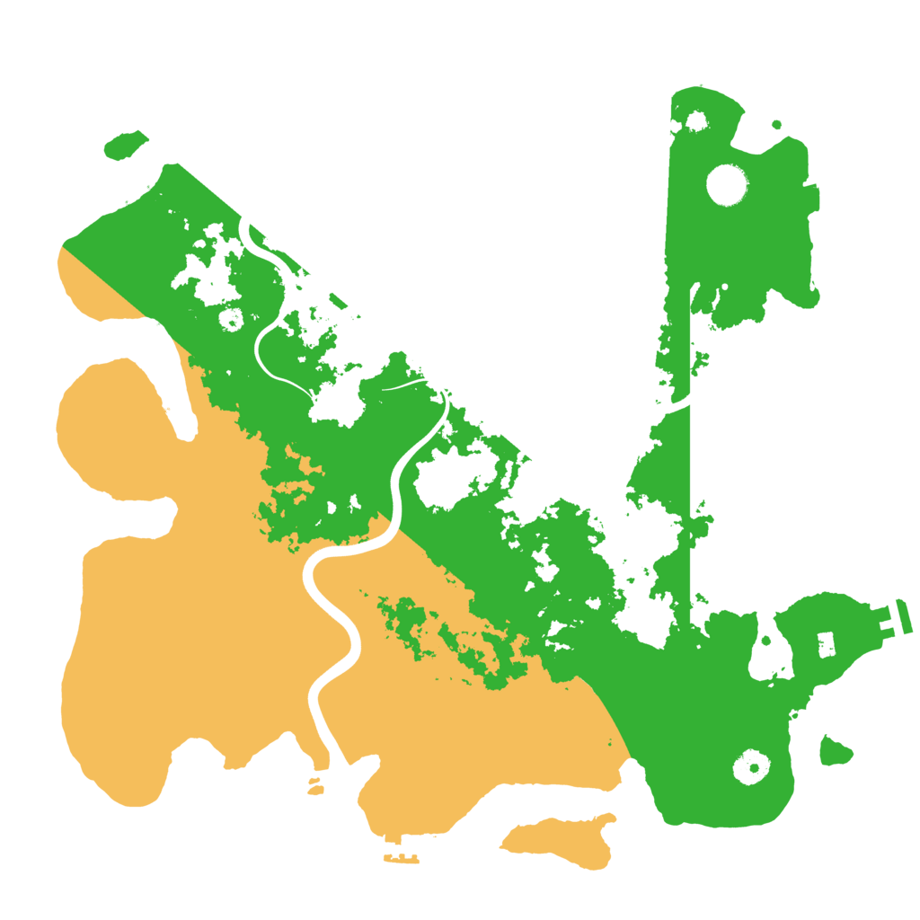 Biome Rust Map: Procedural Map, Size: 3950, Seed: 989171510