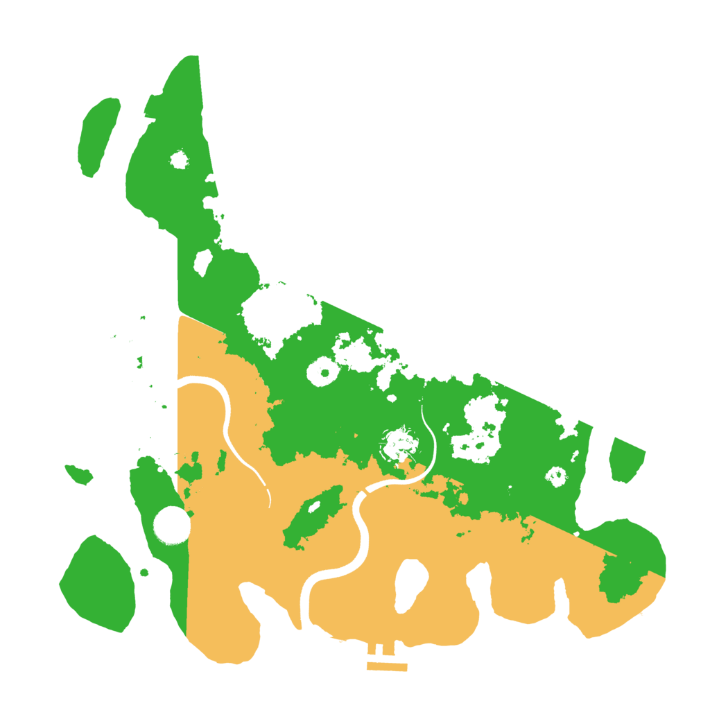 Biome Rust Map: Procedural Map, Size: 3550, Seed: 708927