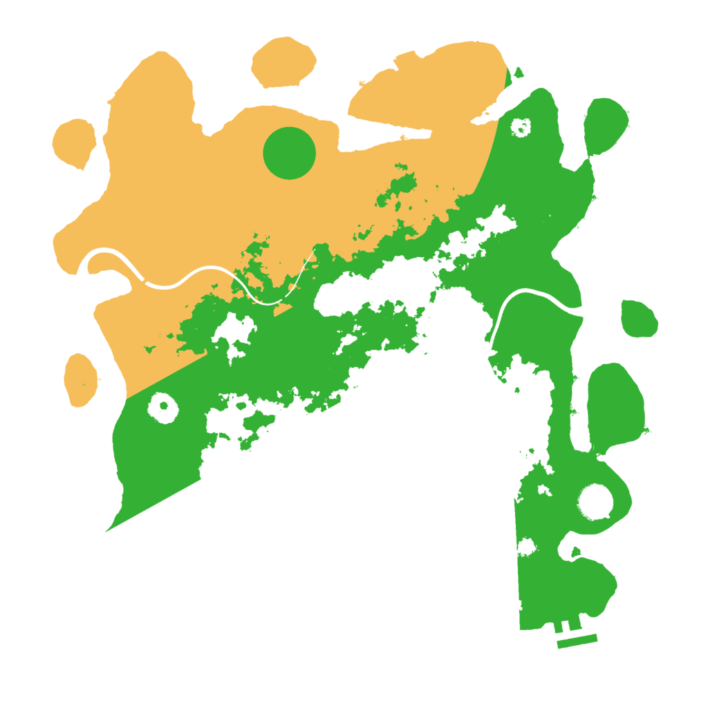 Biome Rust Map: Procedural Map, Size: 3550, Seed: 98172