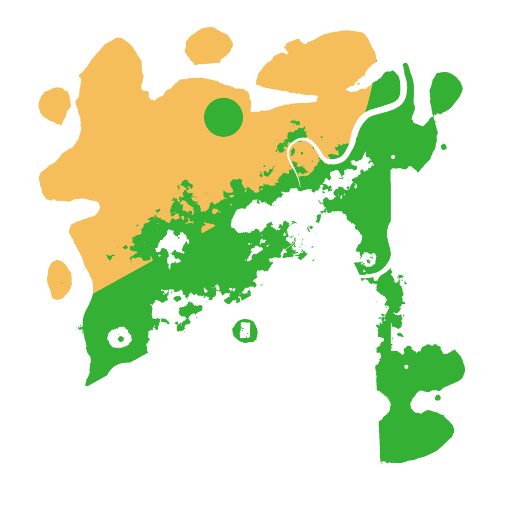 Biome Rust Map: Procedural Map, Size: 3550, Seed: 98172