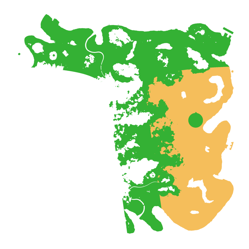 Biome Rust Map: Procedural Map, Size: 4500, Seed: 1246863