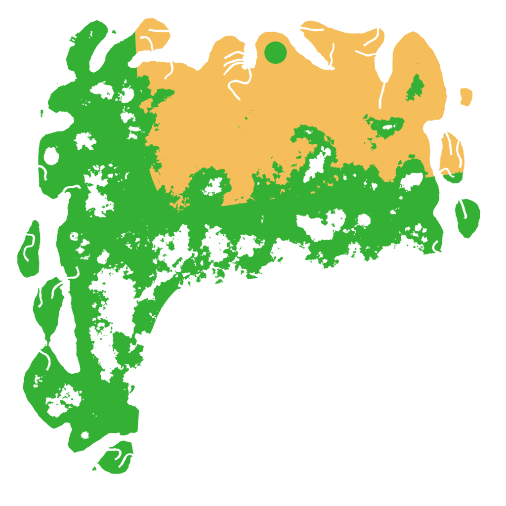 Biome Rust Map: Procedural Map, Size: 6000, Seed: 52813
