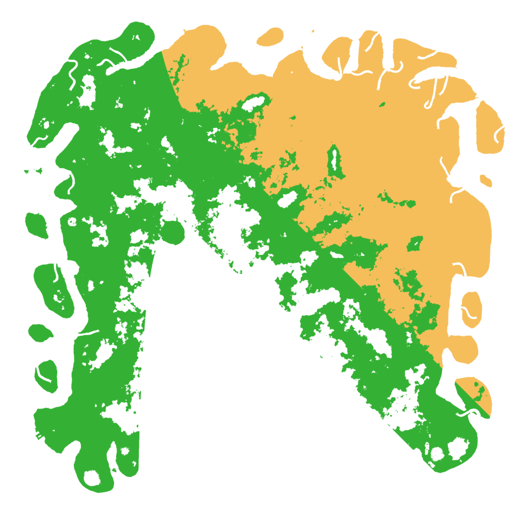 Biome Rust Map: Procedural Map, Size: 6000, Seed: 5234