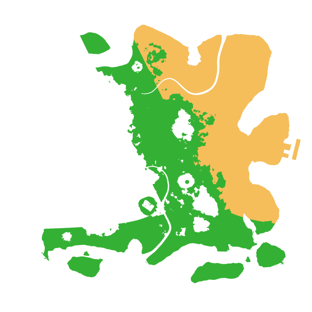 Biome Rust Map: Procedural Map, Size: 3000, Seed: 2097358529