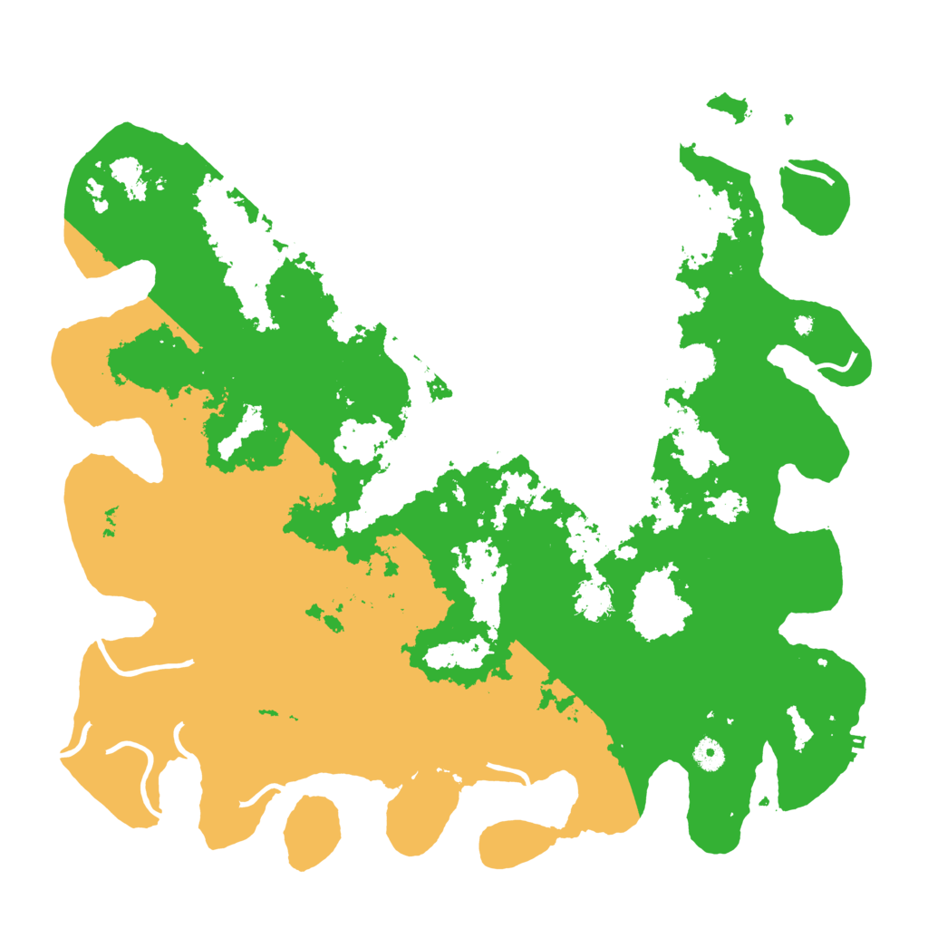 Biome Rust Map: Procedural Map, Size: 4500, Seed: 4381800