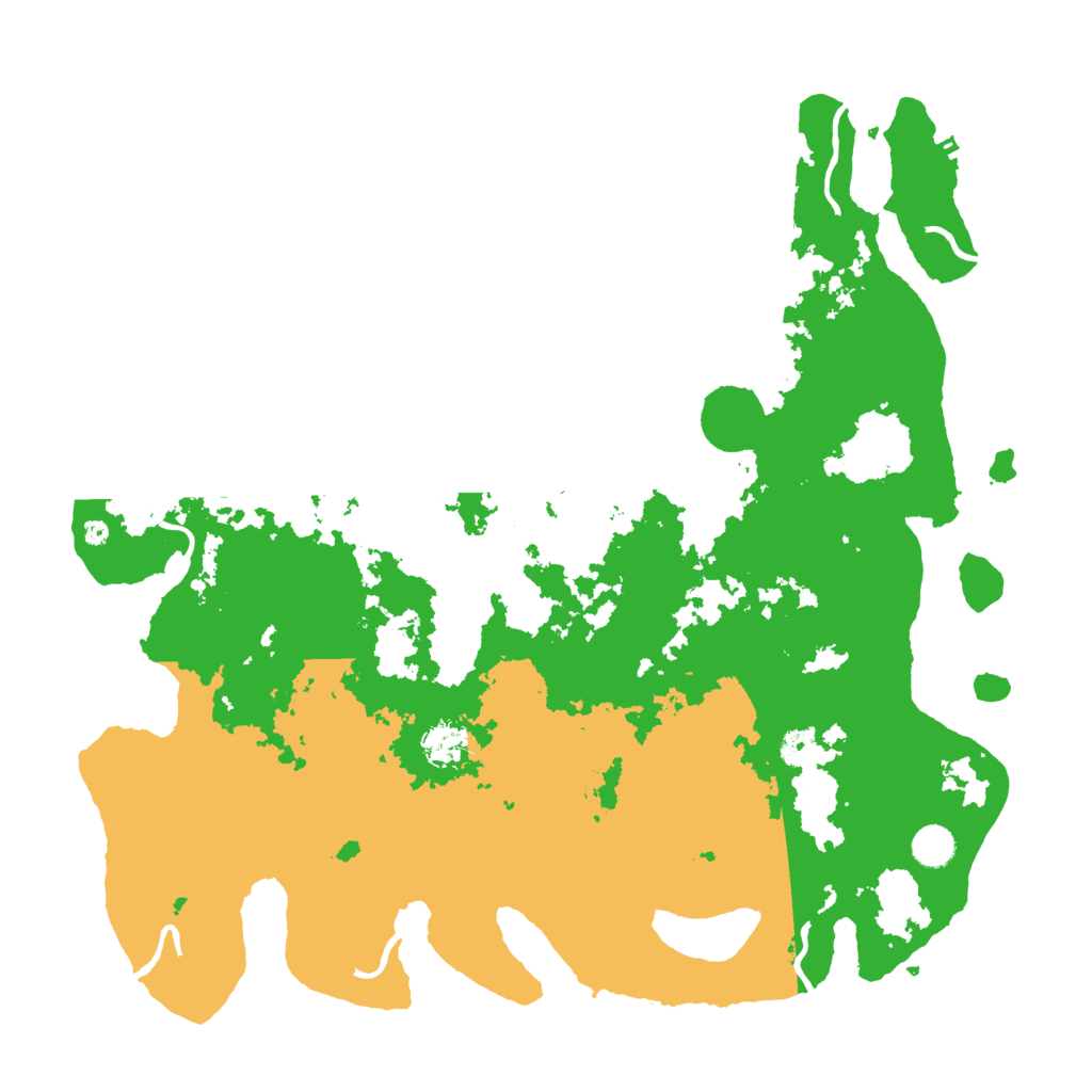 Biome Rust Map: Procedural Map, Size: 4500, Seed: 3253488