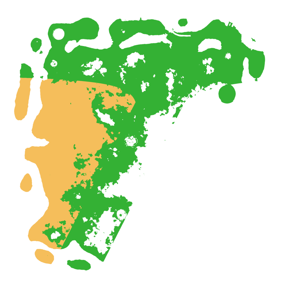 Biome Rust Map: Procedural Map, Size: 4500, Seed: 2152100