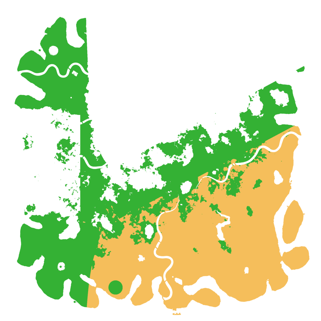 Biome Rust Map: Procedural Map, Size: 6000, Seed: 36692