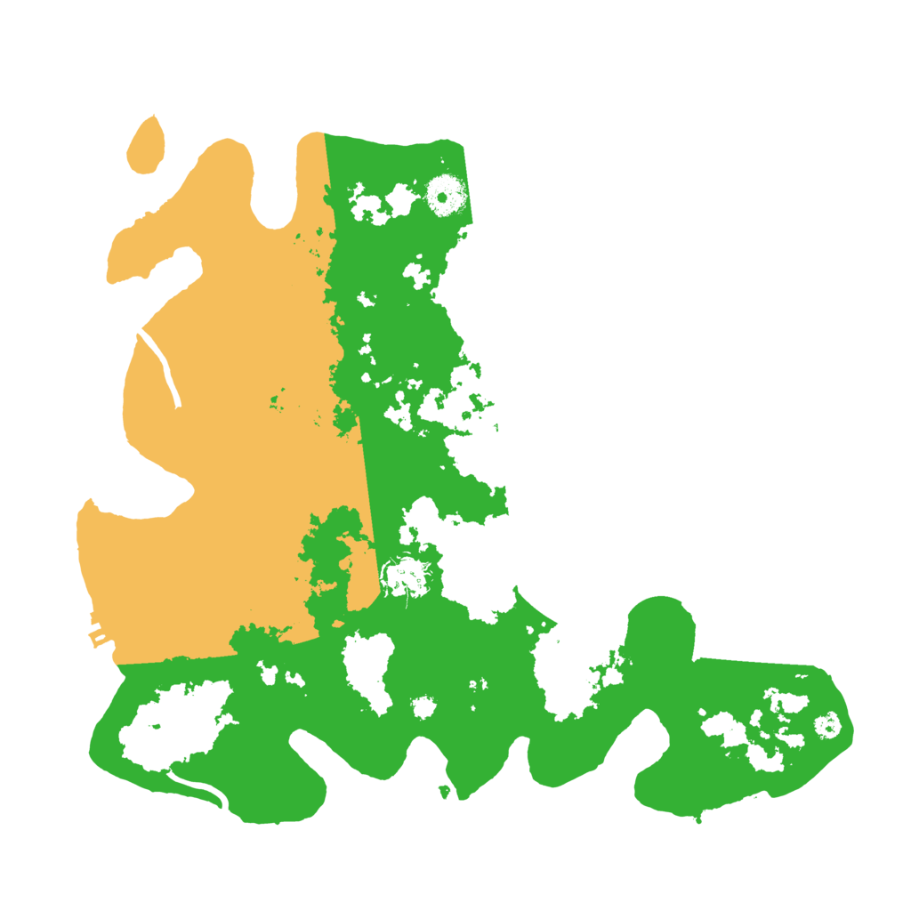 Biome Rust Map: Procedural Map, Size: 3550, Seed: 58901