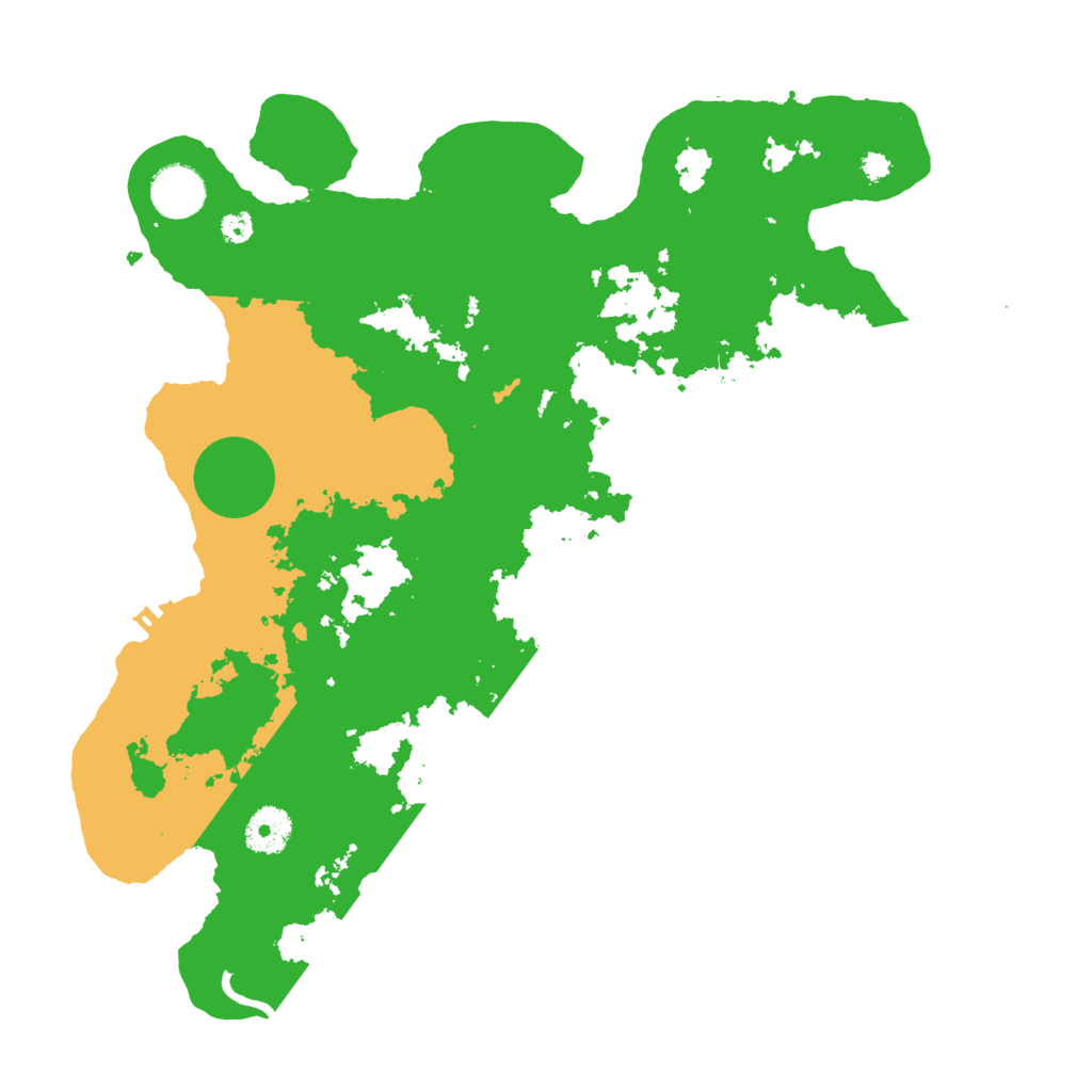 Biome Rust Map: Procedural Map, Size: 3550, Seed: 774659