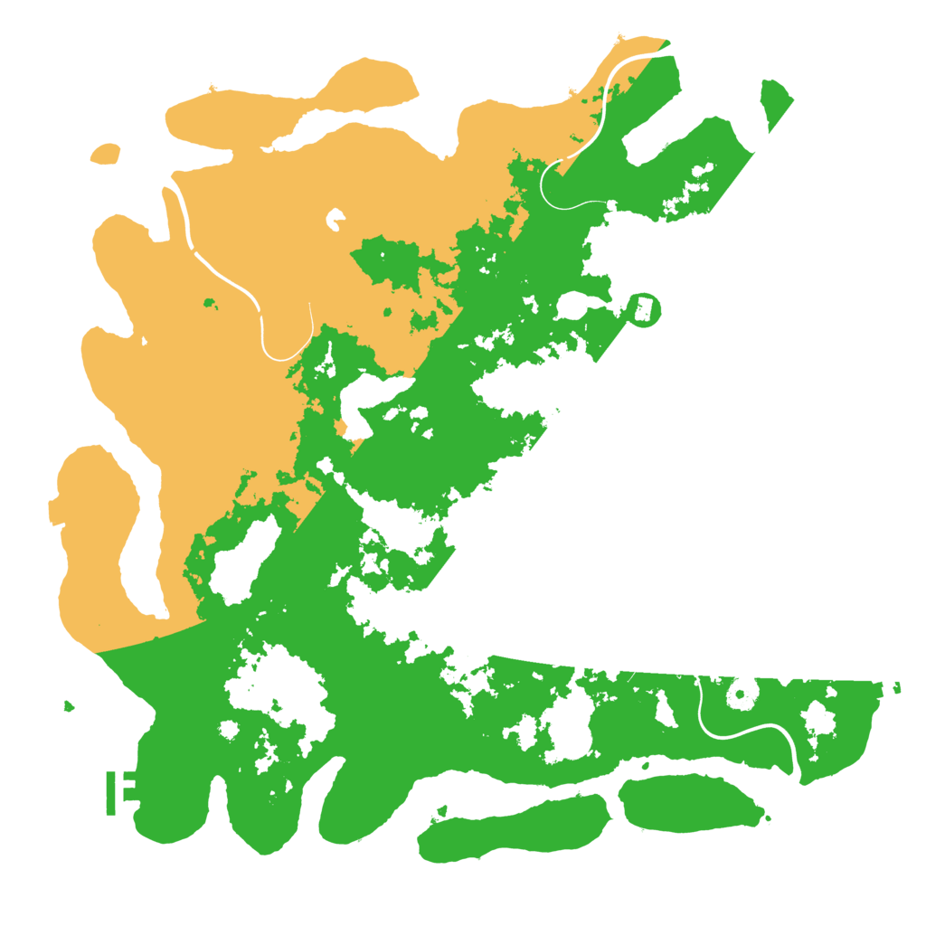 Biome Rust Map: Procedural Map, Size: 4250, Seed: 46336