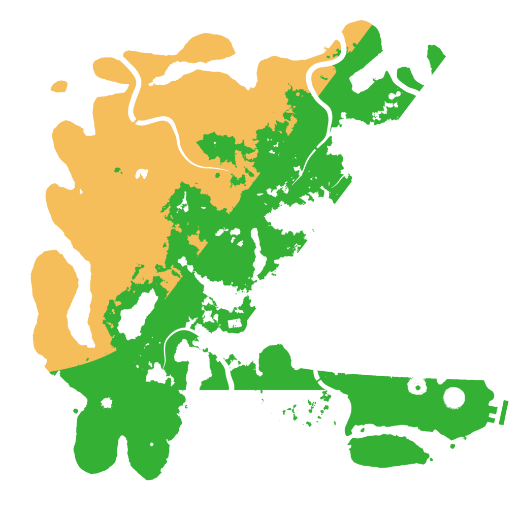 Biome Rust Map: Procedural Map, Size: 4250, Seed: 46336