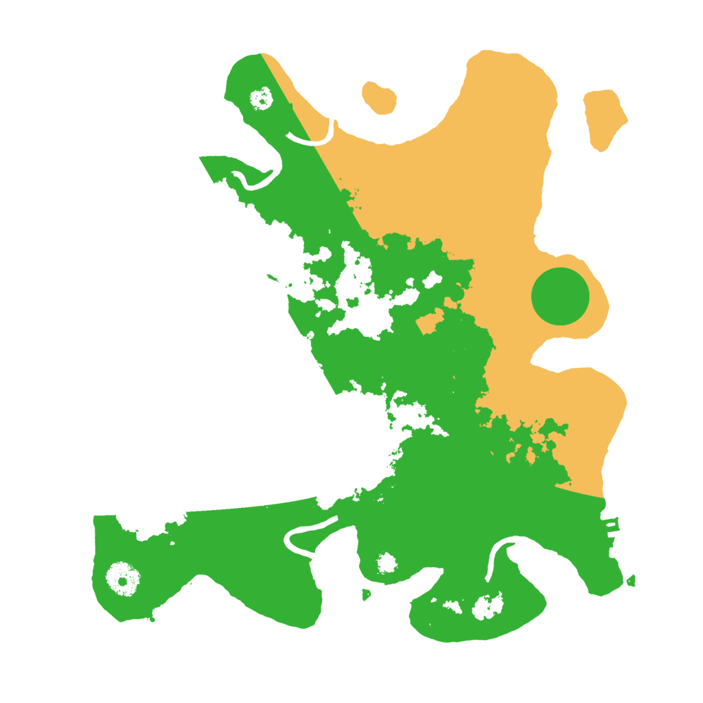 Biome Rust Map: Procedural Map, Size: 3200, Seed: 4728217