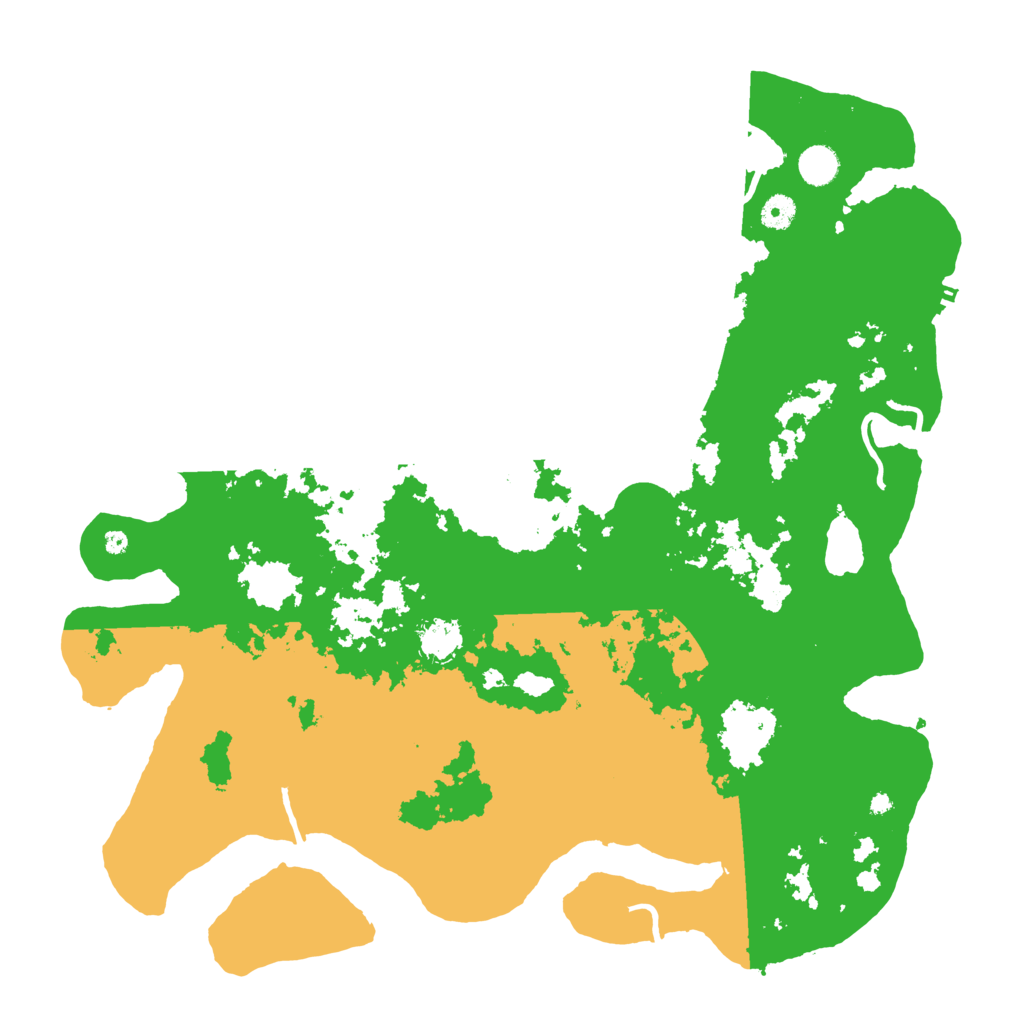 Biome Rust Map: Procedural Map, Size: 4500, Seed: 5087666