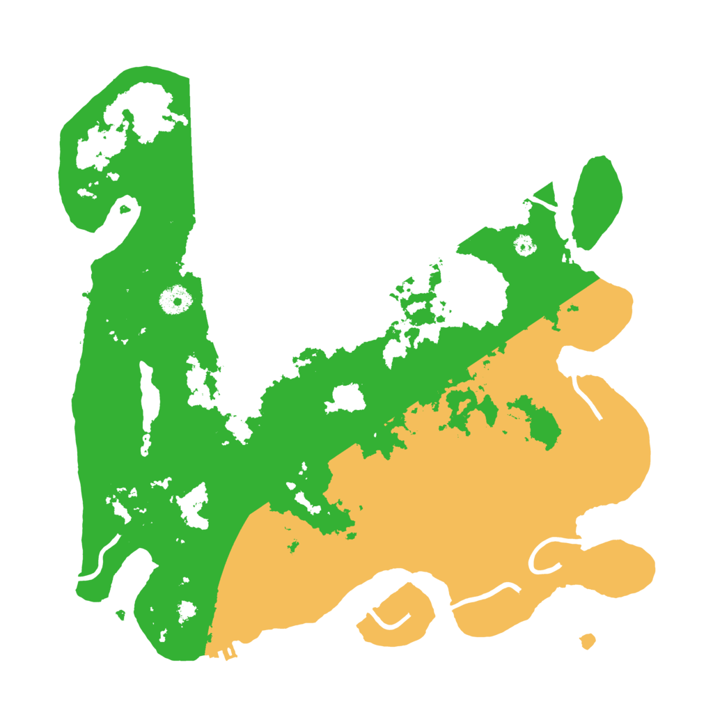 Biome Rust Map: Procedural Map, Size: 3550, Seed: 130241
