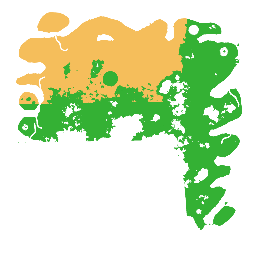 Biome Rust Map: Procedural Map, Size: 4500, Seed: 1166140