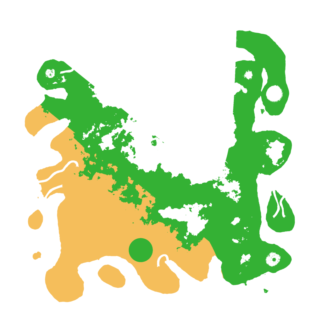 Biome Rust Map: Procedural Map, Size: 3550, Seed: 165604