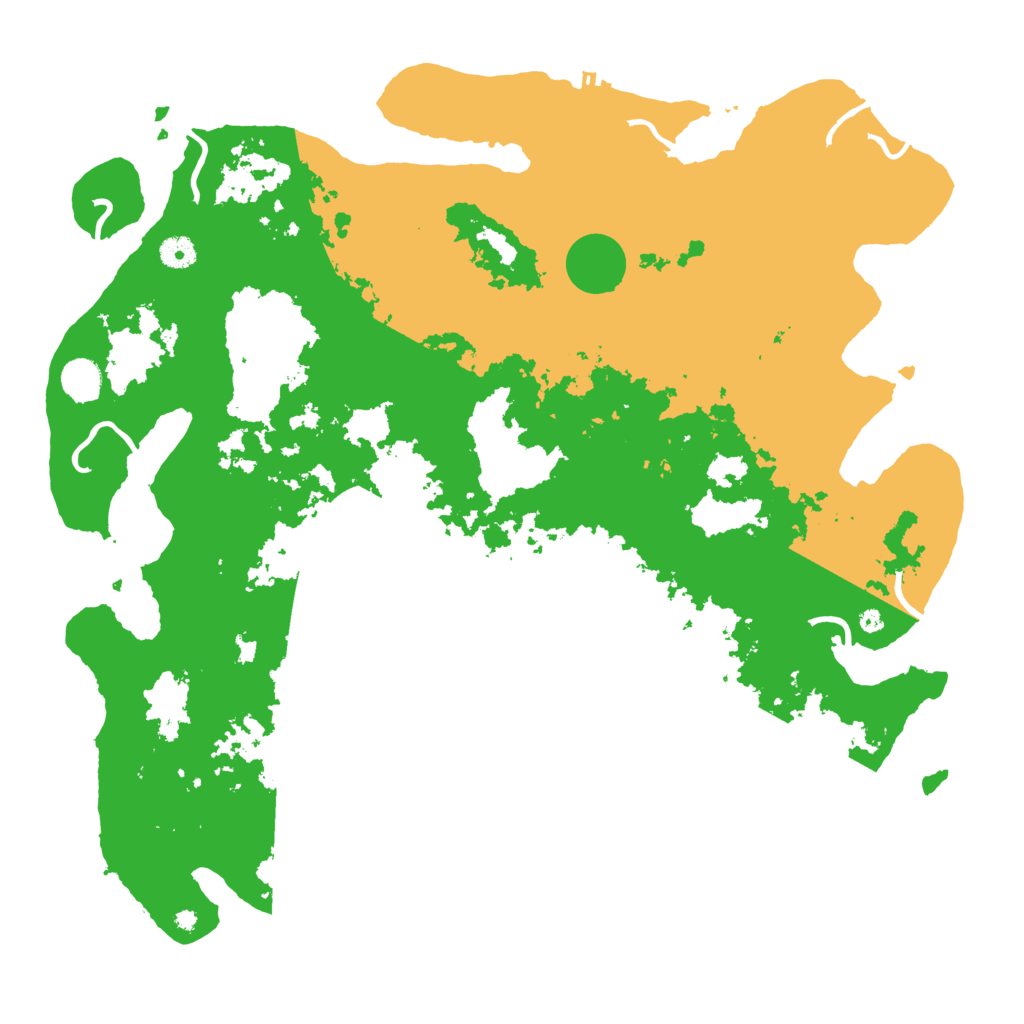 Biome Rust Map: Procedural Map, Size: 4500, Seed: 3962665