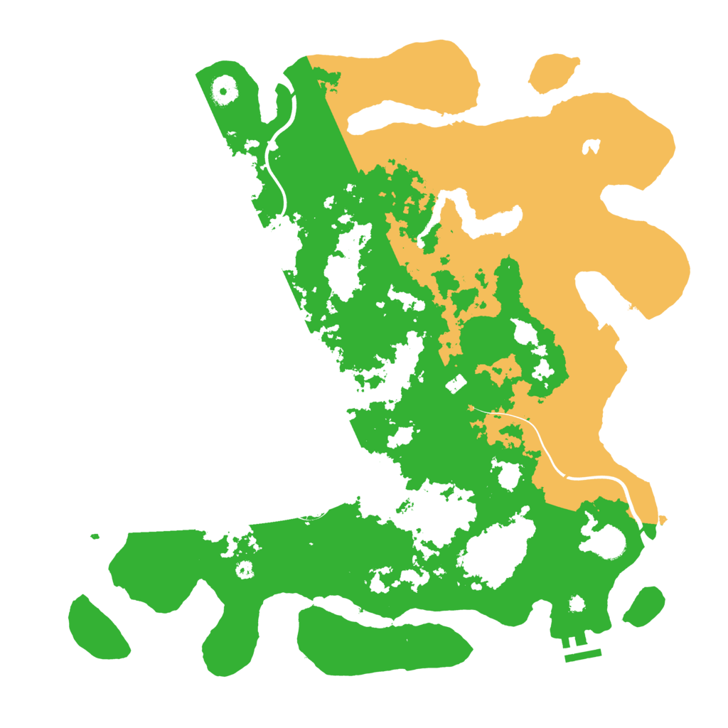 Biome Rust Map: Procedural Map, Size: 4000, Seed: 1134