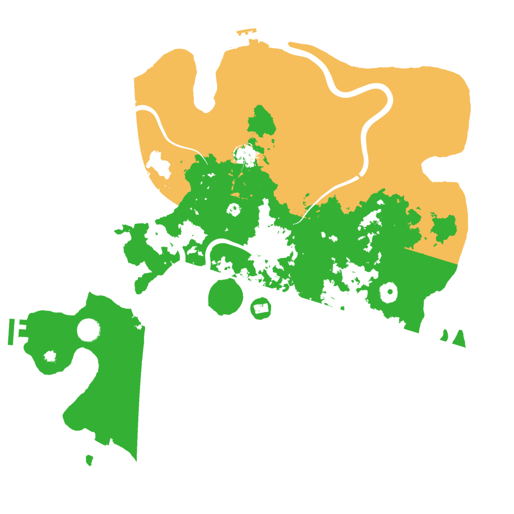 Biome Rust Map: Procedural Map, Size: 3950, Seed: 1503925786