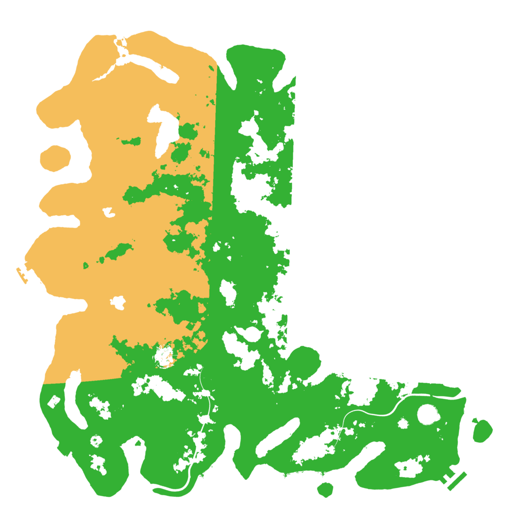 Biome Rust Map: Procedural Map, Size: 4500, Seed: 3040967