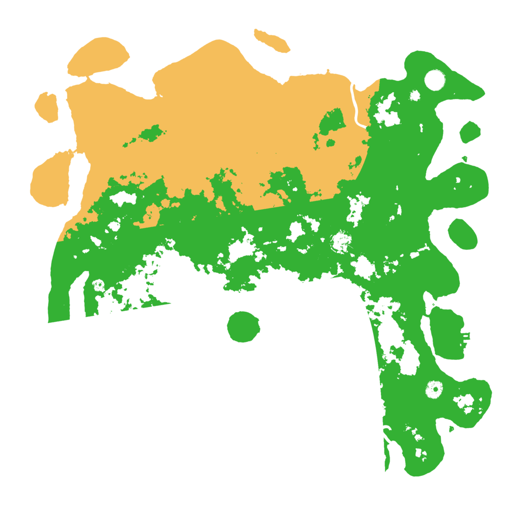 Biome Rust Map: Procedural Map, Size: 4500, Seed: 5496407