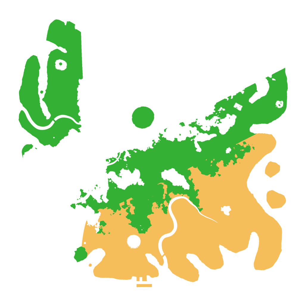 Biome Rust Map: Procedural Map, Size: 4000, Seed: 254